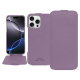 Apple iPhone 16 Pro Max leather case - Lilas PU ( Pantone #b9a3e3 )