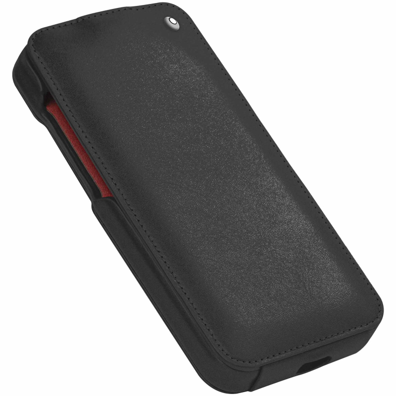 DEMIU iPhone 16 Pro用 ブラックレザー ケース iPhone16Proスマートフォンケース