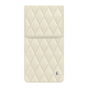Honor Magic V3 leather pouch - Blanc - Couture ( Nappa - White ) 