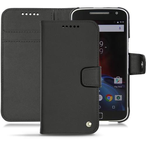 Housse cuir Lenovo Moto G4 Plus