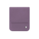 Samsung Galaxy Z Flip6 フラップ付レザーポーチ - Lilas ( Nappa - Pantone #b9a3e3 ) 