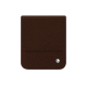 Bolsa de couro com aba Samsung Galaxy Z Flip6 - Châtaigne ( Pantone #1b1107 ) 