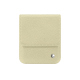 Bolsa de couro com aba Samsung Galaxy Z Flip6 - Ivoire ( Pantone #d6d6c6 ) 