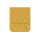 Funda de piel con solapa Samsung Galaxy Z Flip6 - Mimosa - Couture ( Pantone #b39437 ) 