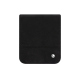 Funda de piel con solapa Samsung Galaxy Z Flip6 - Onyx ( Noir / Black ) 