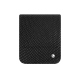 플랩이 있는 가죽 파우치 Samsung Galaxy Z Flip6 - Serpent nero ( Noir / Black) 