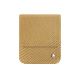 Lederschutzhülle mit Klappe Samsung Galaxy Z Flip6 - Serpent sabbia ( Pantone #D2BA92 )