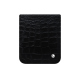 Custodia in pelle con patta Samsung Galaxy Z Flip6 - Crocodile nero ( Noir / Black) 