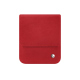 Pochette cuir avec rabat Samsung Galaxy Z Flip6 - Rouge troupelenc ( Pantone #AB191A )