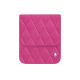 Samsung Galaxy Z Flip6 leather pouch with flap - Rose BB - Couture ( Pantone #DB599F )