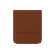 Samsung Galaxy Z Flip6 フラップ付レザーポーチ - Marron PU ( Pantone #8B4720 )