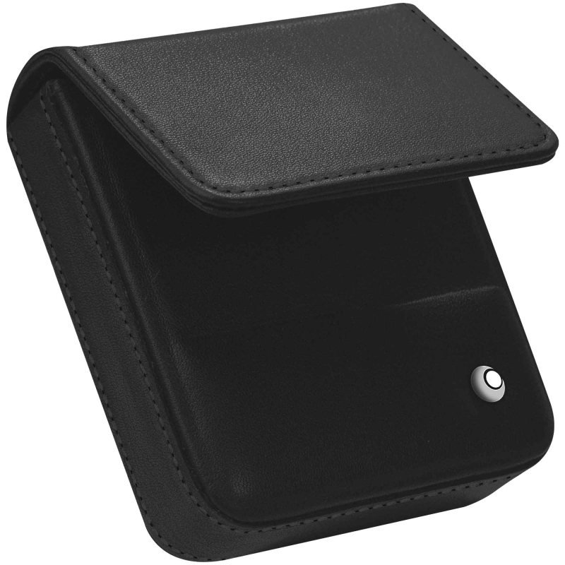 Samsung Galaxy Z Flip6 leather pouch with flap