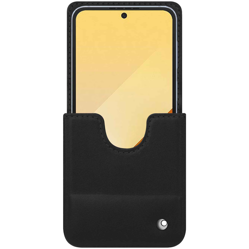 플랩이 있는 가죽 파우치 Samsung Galaxy Z Flip6