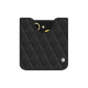 Capa em pele Samsung Galaxy Z Flip6 - Noir - Couture ( Nappa - Black ) 