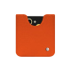 Pochette cuir Samsung Galaxy Z Flip6 - Orange fluo ( Pantone #ff5406 ) 