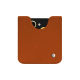 Pochette cuir Samsung Galaxy Z Flip6 - Orange vibrant ( Pantone #e36b39 ) 