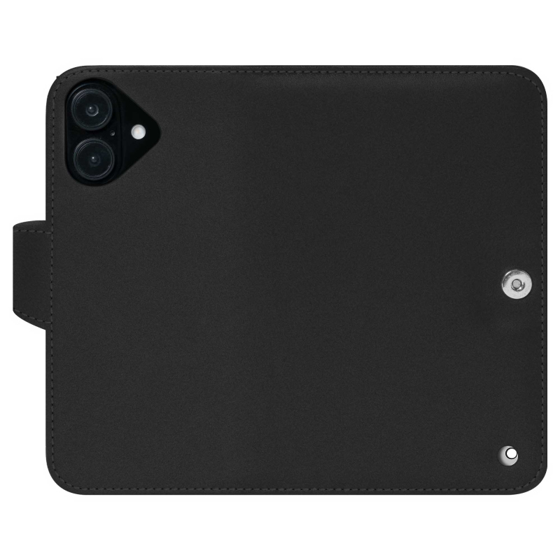 Étui portefeuille cuir Apple iPhone 16