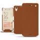 Custodia in pelle Sony Xperia X Performance - Marron ( Nappa - Pantone 1615C ) 