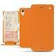 Housse cuir Sony Xperia X Performance - Orange ( Nappa - Pantone 1495U ) 