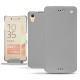 Custodia in pelle Sony Xperia X Performance - Gris ( Nappa - Pantone W428C ) 