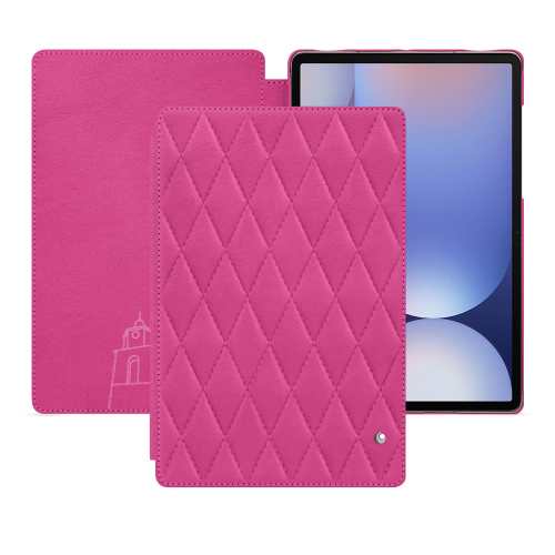 Funda de piel premium personalizable para Samsung Galaxy Tab S10+ | NoreveRose BB - Couture ( Pantone #DB599F )