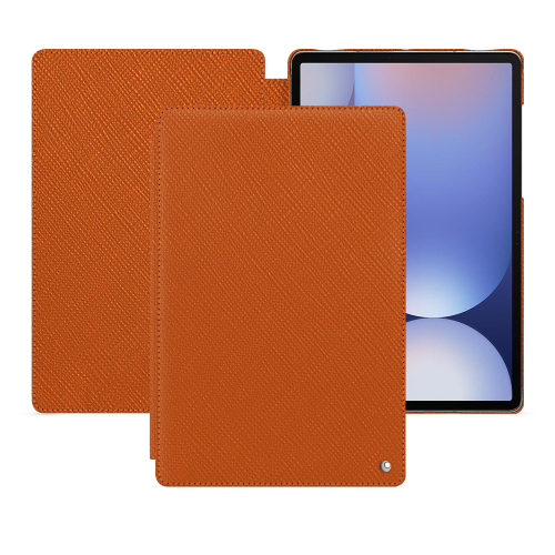 可定制的三星 Galaxy Tab S10+ 高级皮套 | NoreveOrange vibrant ( Pantone #e36b39 ) 