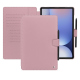 Étui portefeuille cuir Samsung Galaxy Tab S10+ - Rose ( Nappa - Pantone #efbae1 ) 