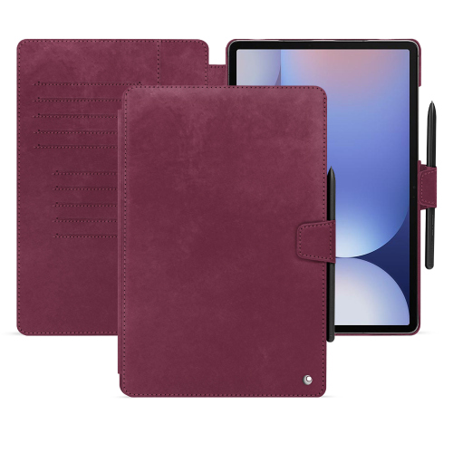 Étui Portefeuille Cuir Premium Noreve pour Samsung Galaxy Tab S10+ | Élégance et ProtectionPrune vintage ( Pantone #612434 ) 