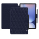 Capa em pele para Samsung Galaxy Tab S10+ - Cobalt - Couture ( Pantone #2b253f ) 