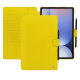 Capa em pele para Samsung Galaxy Tab S10+ - Jaune fluo ( Pantone #c9ff57 ) 
