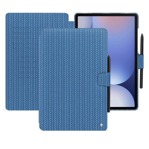 Noreve Premium Leather Wallet Case for Samsung Galaxy Tab S10+ | Elegance and ProtectionAbaca ishia ( Pantone #395775 ) 