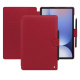 Funda cartera de piel para Samsung Galaxy Tab S10+ - Rouge passion ( Pantone #a6192e ) 