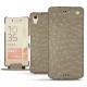Capa em pele Sony Xperia X Performance - Autruche desert