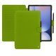 Lederschutzhülle für Samsung Galaxy Tab S10+ - Vert Veggie ( Pantone #68724d ) 