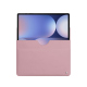 Samsung Galaxy Tab S10+ leather pouch - Rose ( Nappa - Pantone #efbae1 ) 