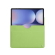 Pochette cuir Samsung Galaxy Tab S10+ - Vert olive ( Nappa - Pantone #a7c58e ) 
