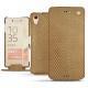 Sony Xperia X Performance leather case - Serpent sabbia