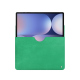 Pochette cuir Samsung Galaxy Tab S10+ - Menthe vintage ( Pantone #37b375 ) 