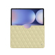 Lederschutzhülle Samsung Galaxy Tab S10+ - Beige - Couture ( Nappa - Pantone #ceb888 ) 