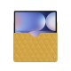 Capa em pele Samsung Galaxy Tab S10+ - Mimosa - Couture ( Pantone #b39437 ) 