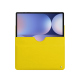 Capa em pele Samsung Galaxy Tab S10+ - Jaune fluo ( Pantone #c9ff57 ) 