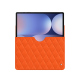 Funda de piel Samsung Galaxy Tab S10+ - Orange fluo - Couture ( Pantone #ff5406 ) 