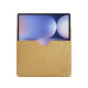 Pochette cuir Samsung Galaxy Tab S10+ - Serpent sabbia ( Pantone #D2BA92 )