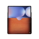 Samsung Galaxy Tab S10+ leather pouch - Orange Patine