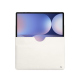 Capa em pele Samsung Galaxy Tab S10+ - Blanc escumo ( Pantone #D6D6D1 )