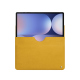 Capa em pele Samsung Galaxy Tab S10+ - Jaune soulèu ( Pantone #F3B934 )