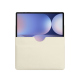 Samsung Galaxy Tab S10+ leather pouch - Blanc PU ( White ) 