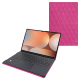Custodia in pelle Samsung Galaxy Tab S10 Ultra compatibile con Book Cover Keyboard - Rose BB - Couture ( Pantone #DB599F )
