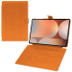Capa em pele para Samsung Galaxy Tab S10 Ultra - Abaca arancio ( Pantone #d77540 )