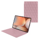 Samsung Galaxy Tab S10 Ultra leather case - Rose - Couture ( Nappa - Pantone #efbae1 ) 